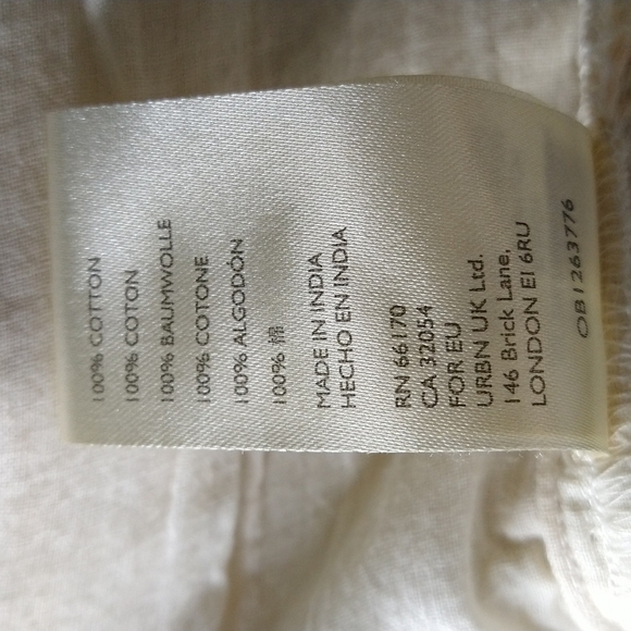 Free People Roll With It Cotton Harem Sun Bleached Combo Slouchy Pants - Picture 9 of 9